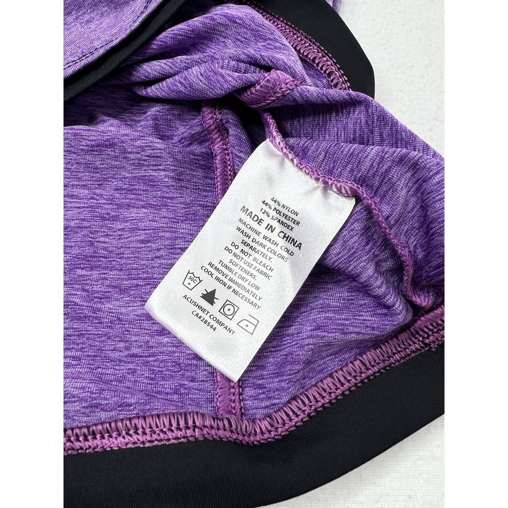 FJ FootJoy 1/4 Zip Golf Pullover Womens Small Purple Performance Stretch Outdoor - Picture 5 of 8
